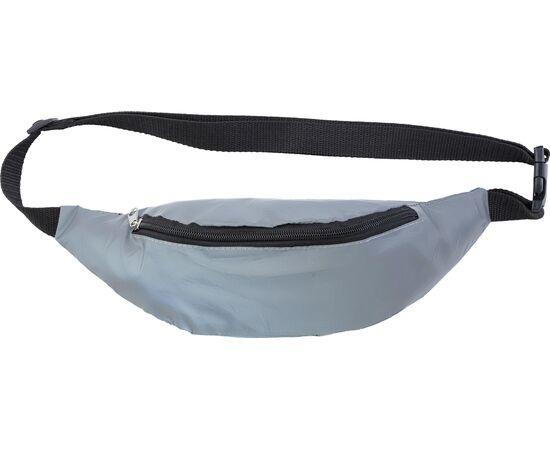 Polyester reflective waist bag Jocelyn Silver -  865249.032