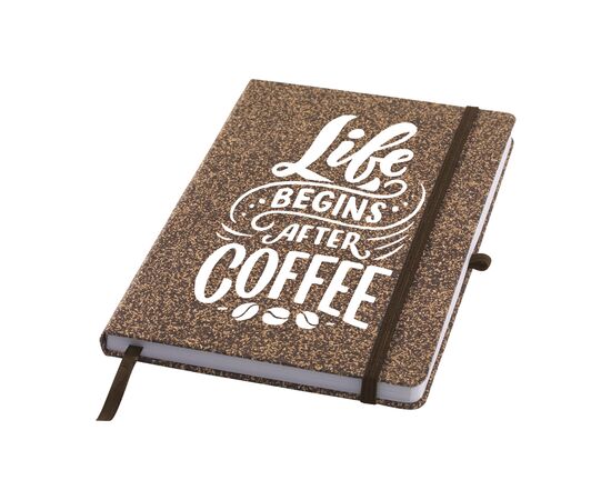 CoffeeGround Cork Paper Notebook A5 Brown -  387740