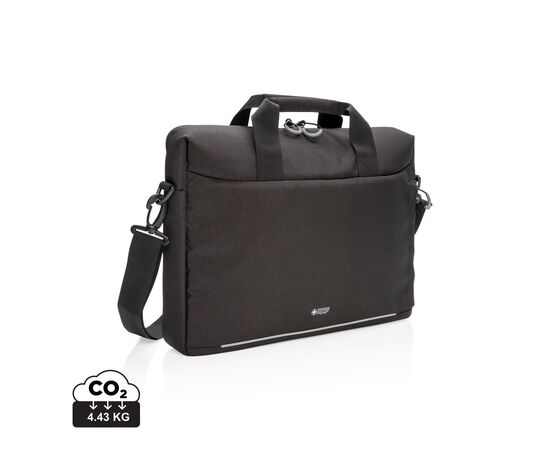 Swiss Peak RFID laptop bag PVC free Black - Swiss Peak P732.351