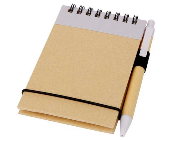 Bloc-notes recyclé format A7 avec stylo Zuse Lilas, Naturel - Unbranded 10626991