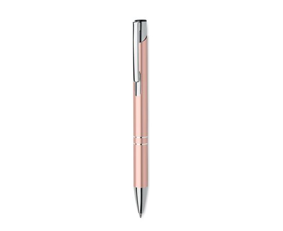Recycled aluminium ball pen Beige, Rood -  MO6561-95