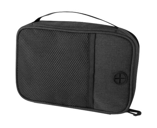 Pochette technique Ross en RPET certifié GRS de 1 L Heather Charcoal - Unbranded 13004884