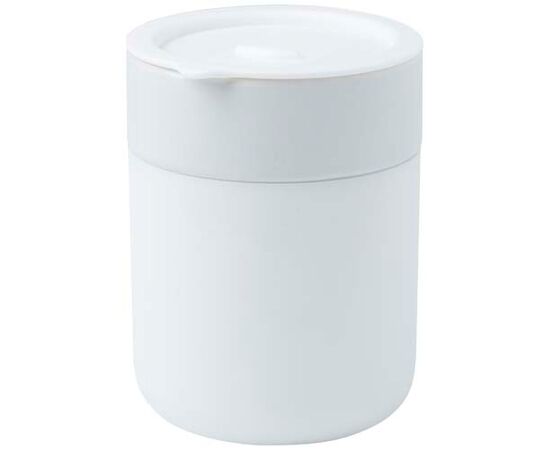 Java 330 ml ceramic tumbler with silicone wrap and plastic lid White - Unbranded 10080801