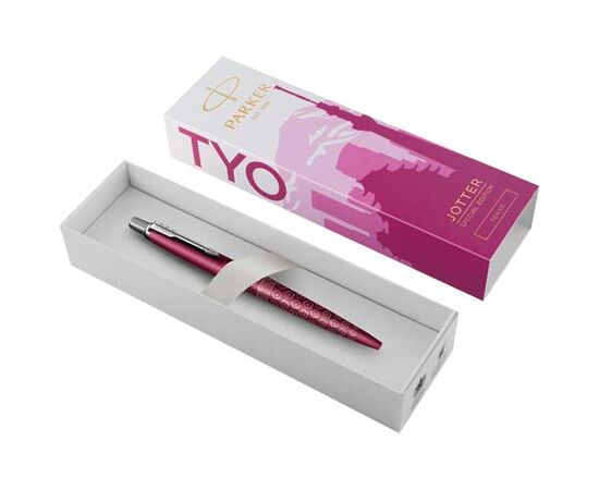 Parker Jotter SE Global Icons balpen (blauwe inkt) Roze - Parker 10793341