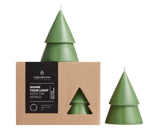 Bougie Originalhome format moyen - set de 2 Vert - Originalhome 12632462