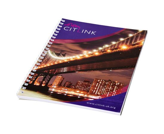 Desk-Mate® spiral A4 notebook White - Unbranded 21250002