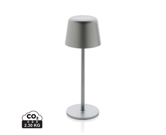 Lampe de table rechargeable par USB en plastique RCS Zenic Argent - XD Collection P513.9702