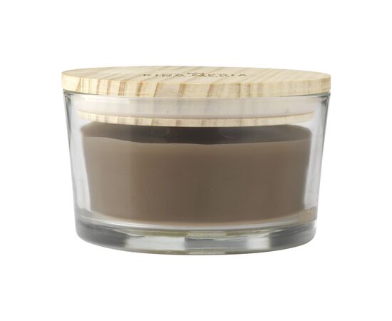 Wooosh Flame Scented Candle Dark Amber Braun - Wooosh 179040