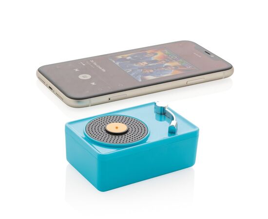 Mini enceinte 3W rétro Bleu, Noir - XD Collection P329.335