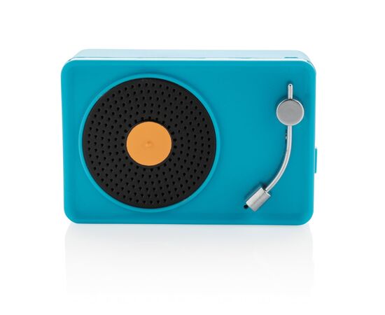 Mini enceinte 3W rétro Bleu, Noir - XD Collection P329.335