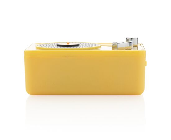 Mini Vintage 3W draadloze speaker Geel, Zwart - XD Collection P329.336