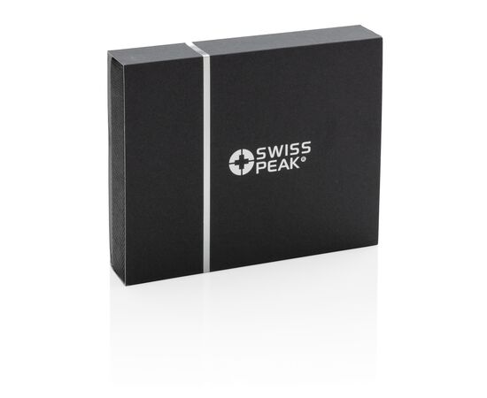 Portefeuille anti RFID Noir, Noir - Swiss Peak P820.410