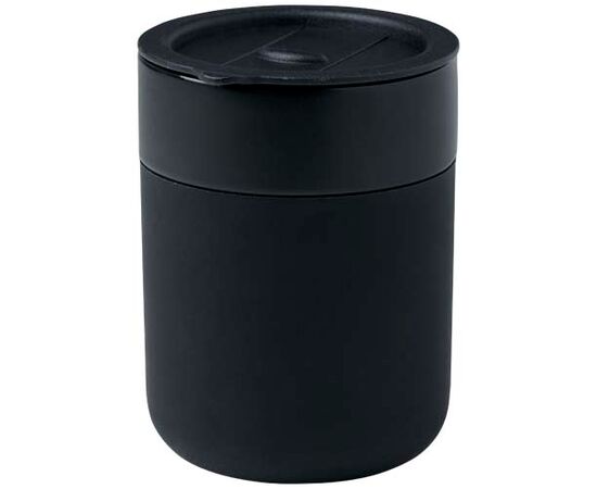 Java 330 ml ceramic tumbler with silicone wrap and plastic lid Black - Unbranded 10080890