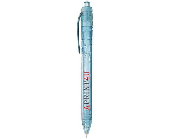 Vancouver gerecyclede balpen Transparant blauw - Unbranded 10657801