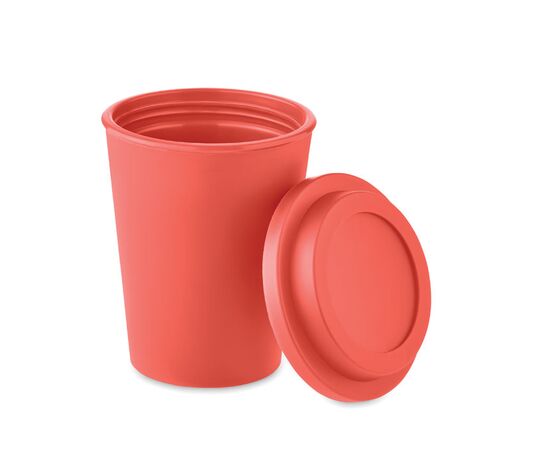 Gobelet double paroi PP 300 ml Rouge -  MO6583-05