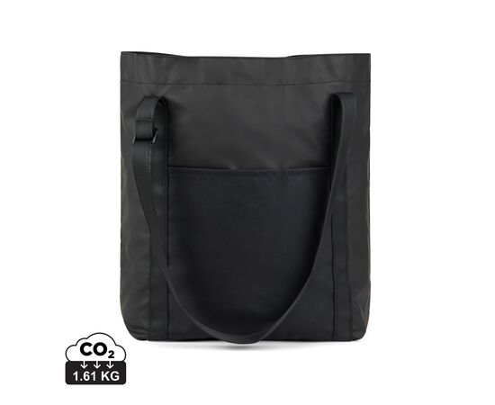 VINGA Livorno GRS recycled polyester tote Black - Vinga V7620401