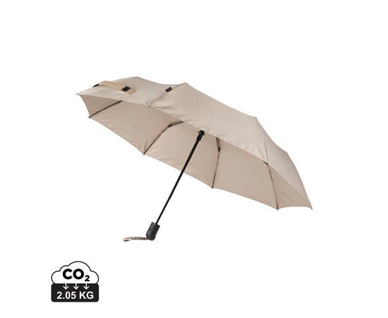 VINGA Baltimore AWARE™ RPET 21" umbrella Greige - Vinga V850109