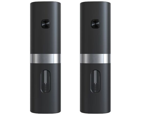 SCX.design K02 electric salt &amp; pepper grinder set Noir, Argent - SCX.design 1PX13090