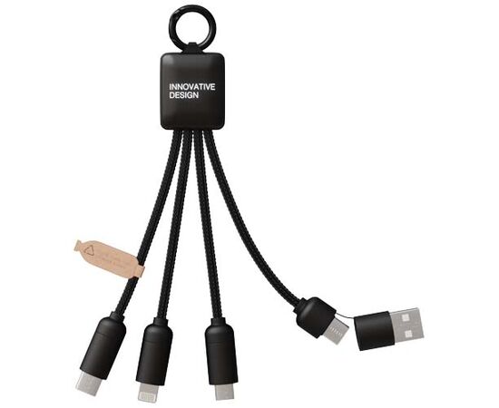 SCX.design C13 20W 5-in-1 charging cable Black - SCX.design 1PX18190
