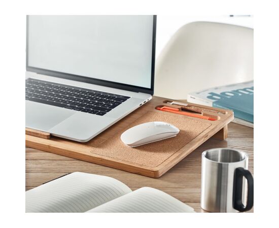 Laptop and smartphone stand Wood -  MO6670-40