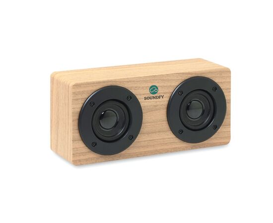 Wireless speaker 2x3W 400 mAh Wood -  MO9083-40