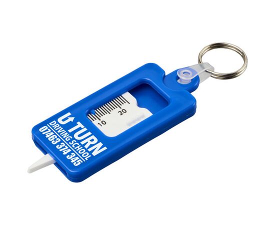 Porte-clés vérificateur de structures de pneu Kym Bleu - Unbranded 21084901