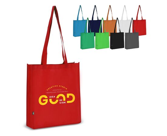 R-PET Sac de transport non tissé 38 x 9 x 42cm 75g/m² Noir -  LT91325-N0002