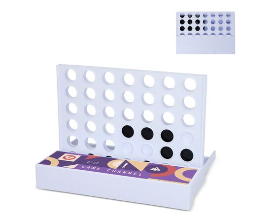 4 op een rij spel van gerecyclede materialen Wit - empty LT90785-N0001