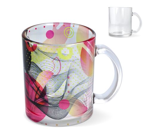 Mug en verre subli Mallorca 335ml Transparent -  LT51107-N0004