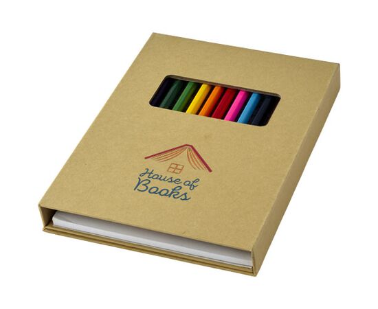 Pablo colouring set with drawing paper Natural  - Unbranded 10706400