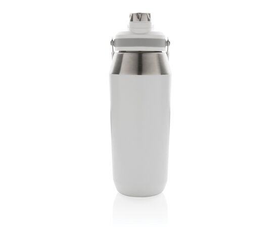 Bouteille isotherme 1L avec bouchon double fonction Blanc - XD Collection P436.983