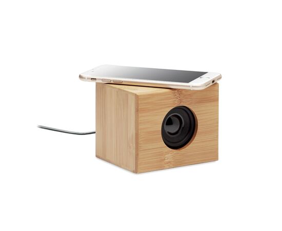 Wireless bamboo speaker 10W Wood -  MO6475-40