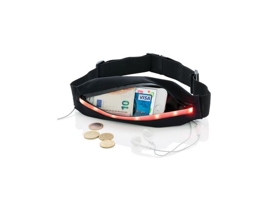 Ceinture sport avec LED Noir - XD Collection P330.281
